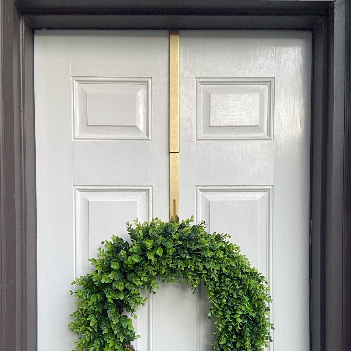 Adapt Adjustable Wreath Hanger, Top & Length Adjustable Version - Textured Gold