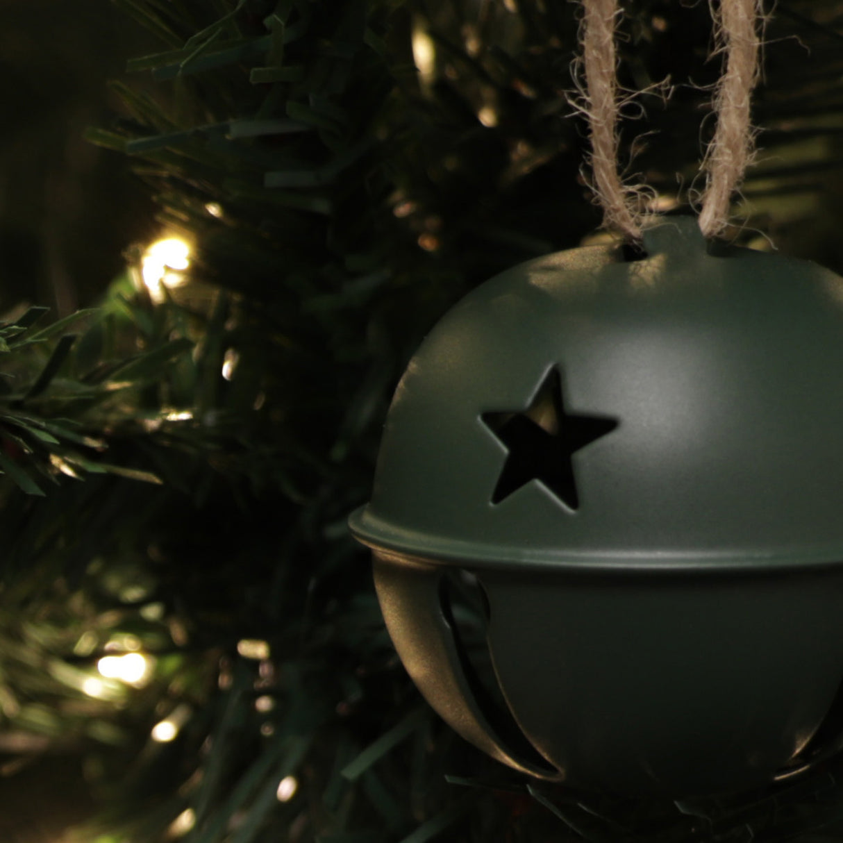 Jingle Bell Ornaments (small version) - 12 Pack - Green