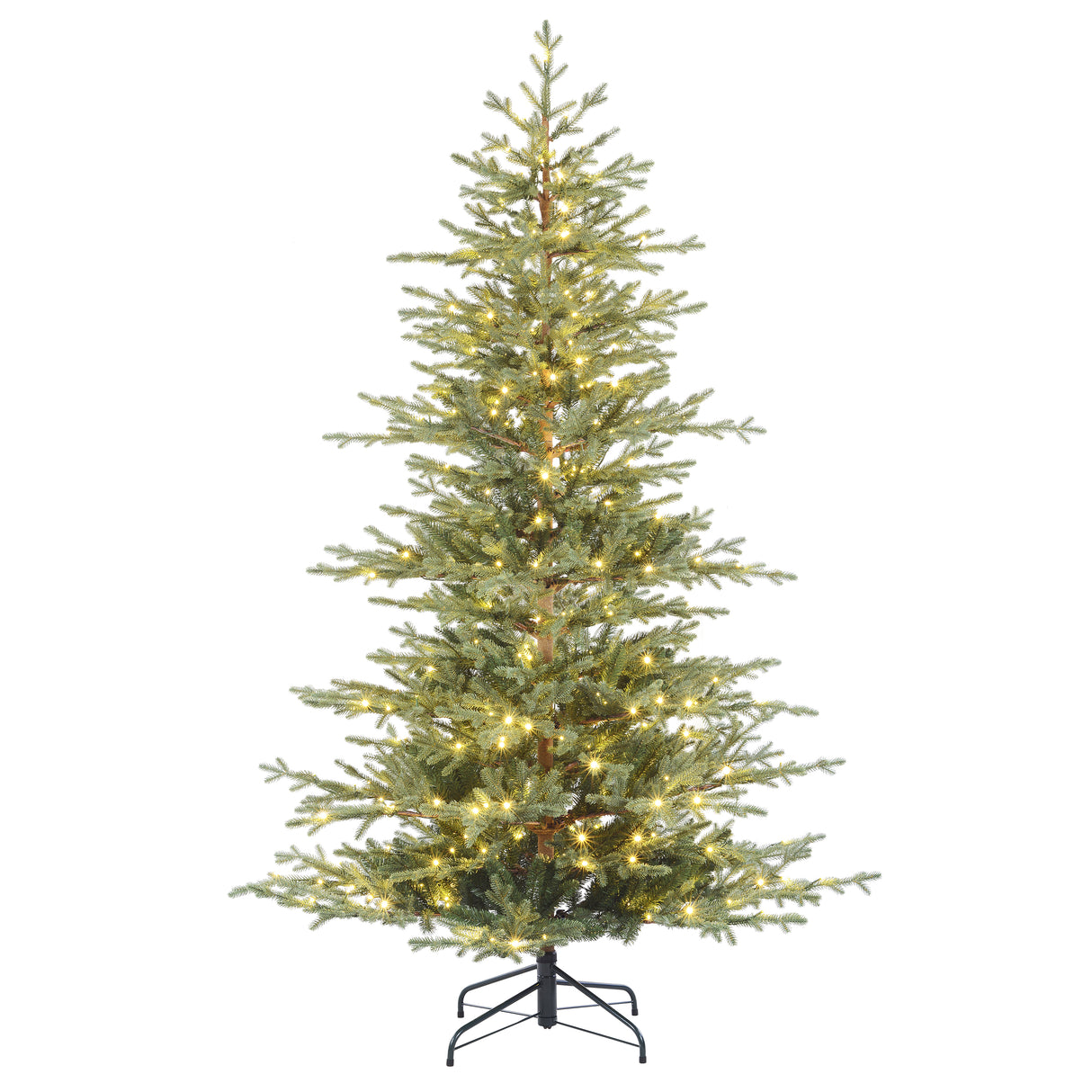 7 Foot Pre-Lit Alberta Alpine Fir Christmas Tree with 400 Warm White LED Lights
