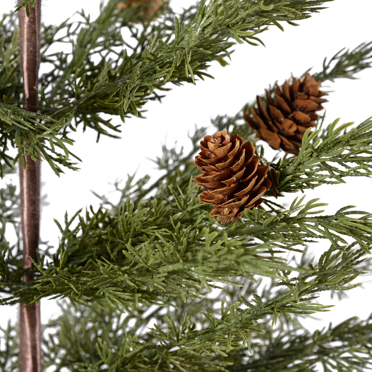 Spruce 30 Inch Tall Unlit Tabletop Tree with Wrapped Burlap Base