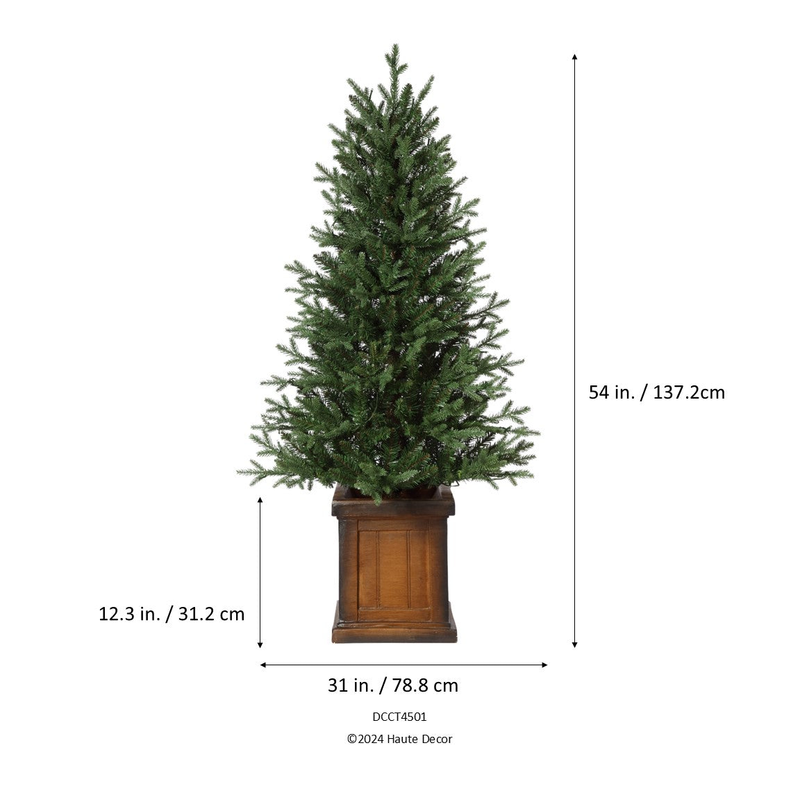 4.5 Foot New Haven Fraser Fir Potted Tree