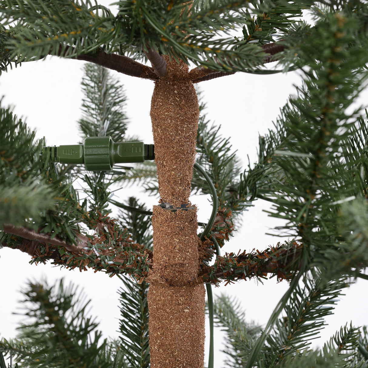 4.5 Ft. Alberta Alpine Potted Tree with 120 Warm White LED Lights - Twinkle and Steady