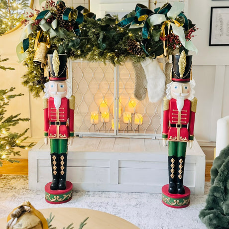 48 Inch Tall Classic Red/Green Christmas Nutcracker