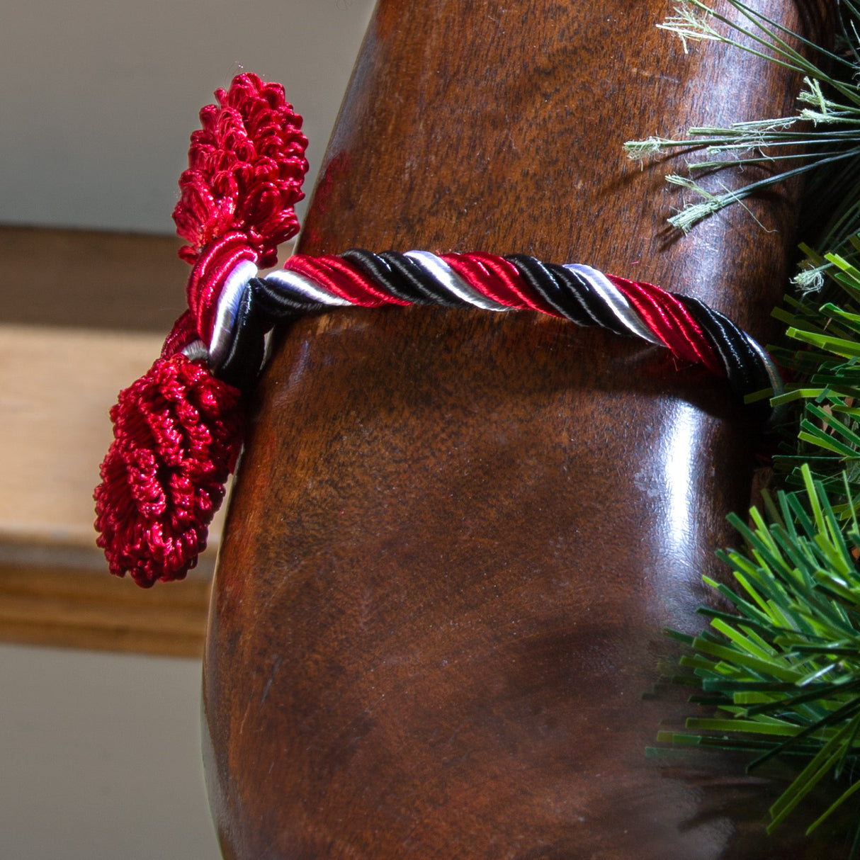 Decorative Twist Ties 6 Pack - Black/Red/White