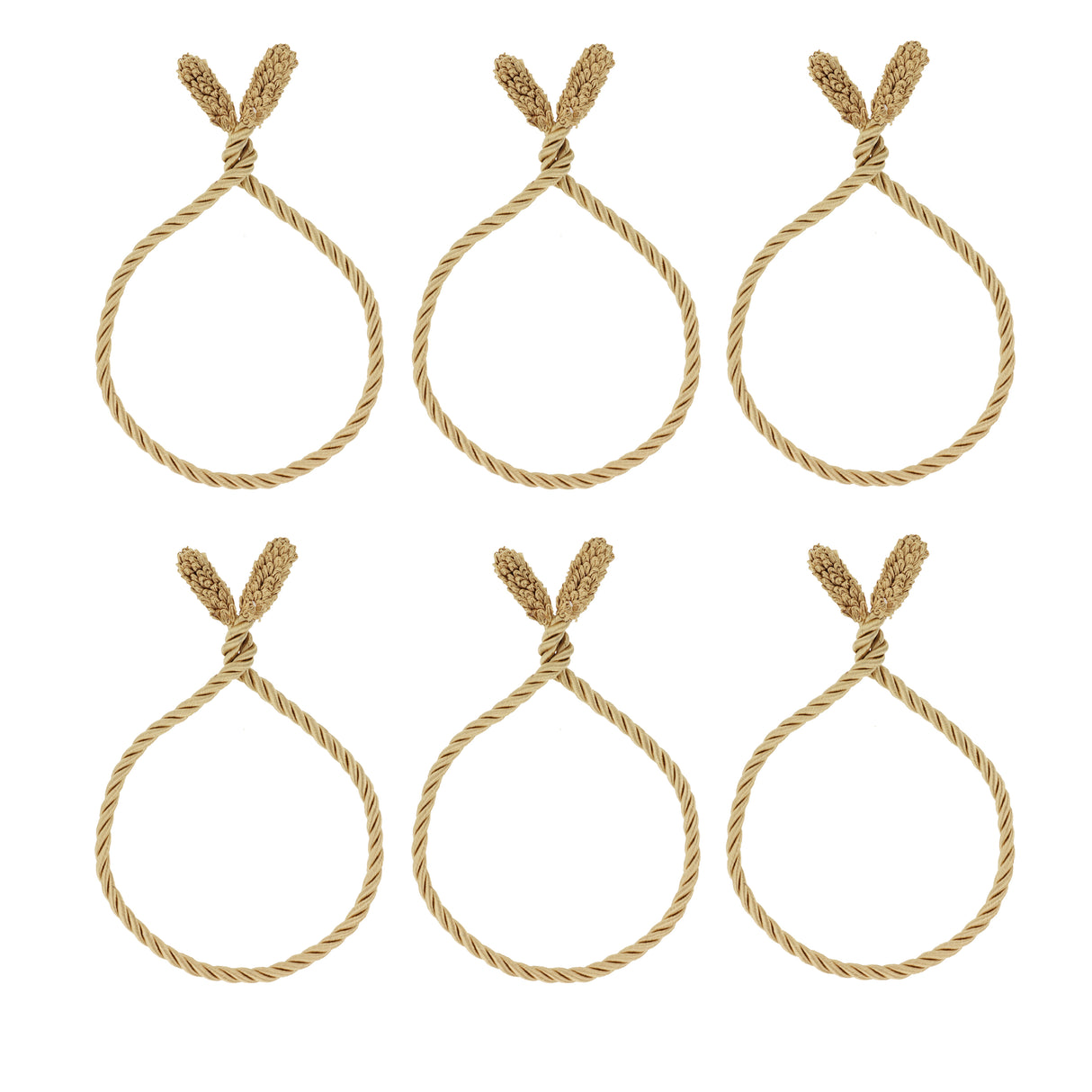 Decorative Twist Ties 6 Pack - Gold