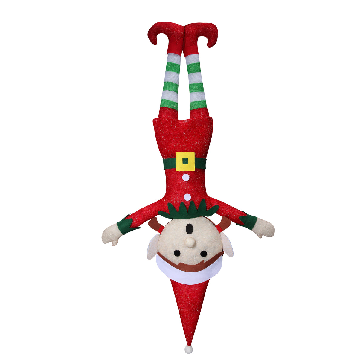 55 Inch Tall Inept Elf Girl with Warm LED Lights