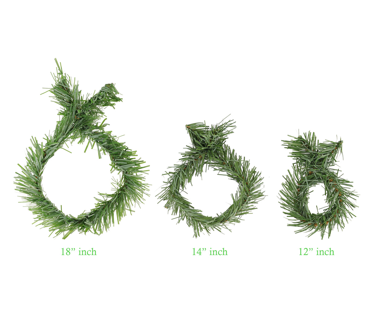 GarlandTies, 40 Pack of 3 Assorted Sizes - Noble Fir