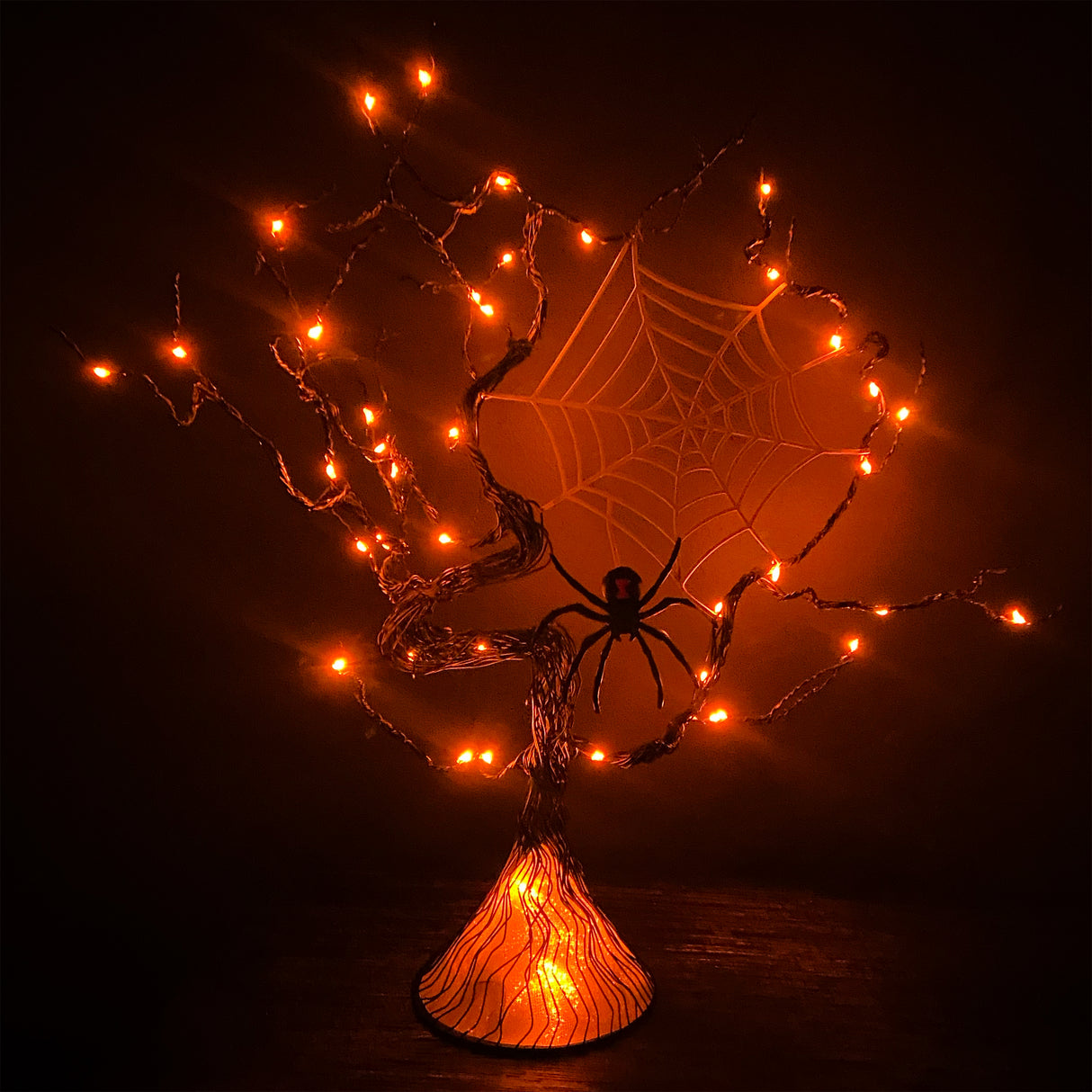 Halloween Tree with Spider