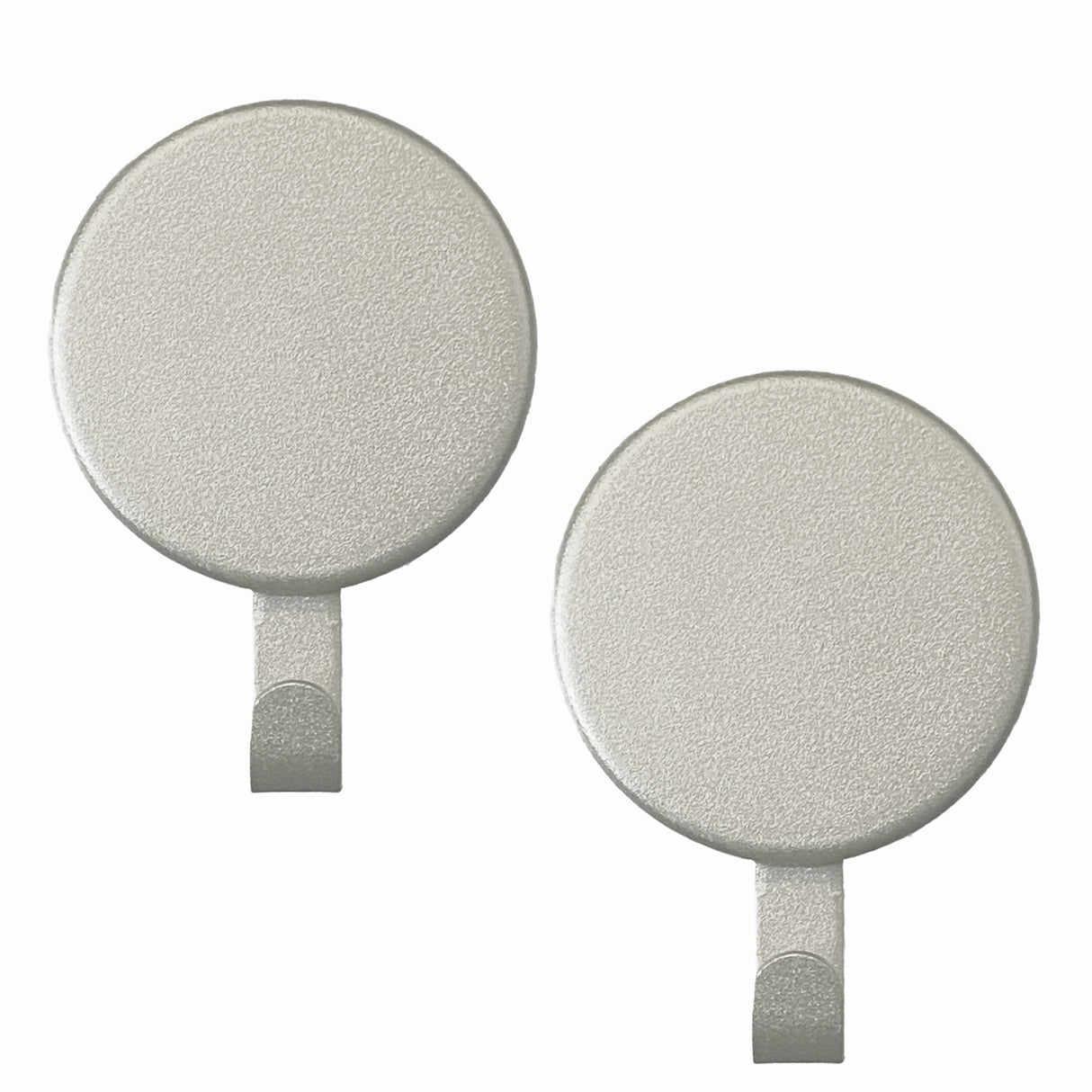 Attract Magnetic Hanger, 2 Pack - Textured Silver