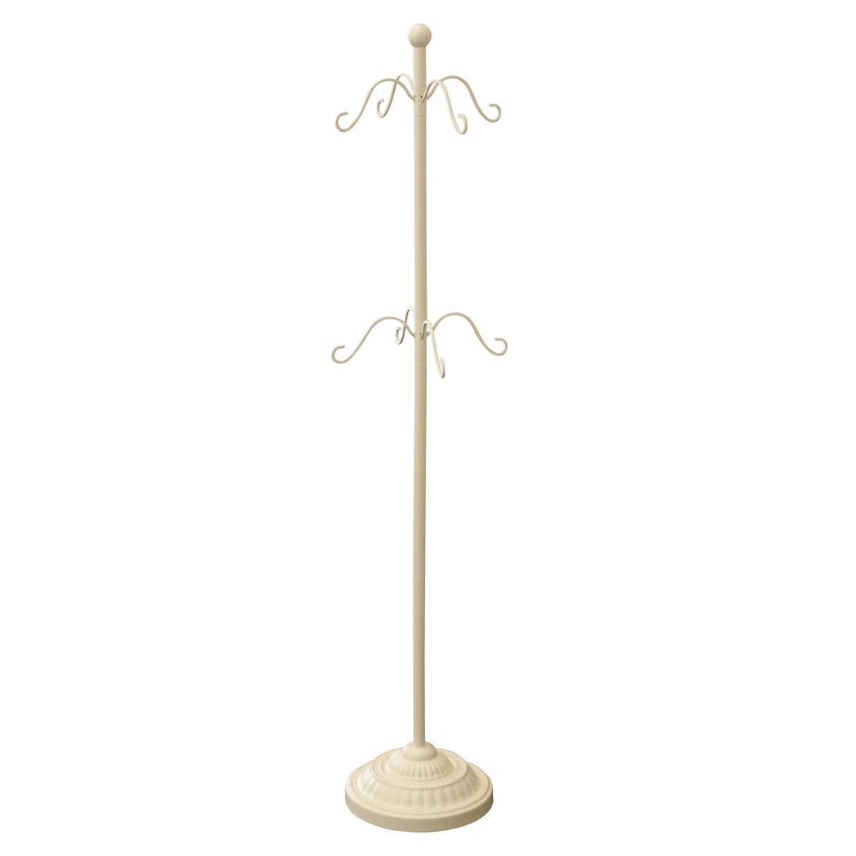 Adapt?äó Adjustable Christmas Stocking Tree Stand - Black Or Ivory White - Up To 8 Hooks