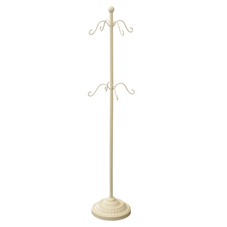 Adapt?äó Adjustable Christmas Stocking Tree Stand - Black Or Ivory White - Up To 8 Hooks