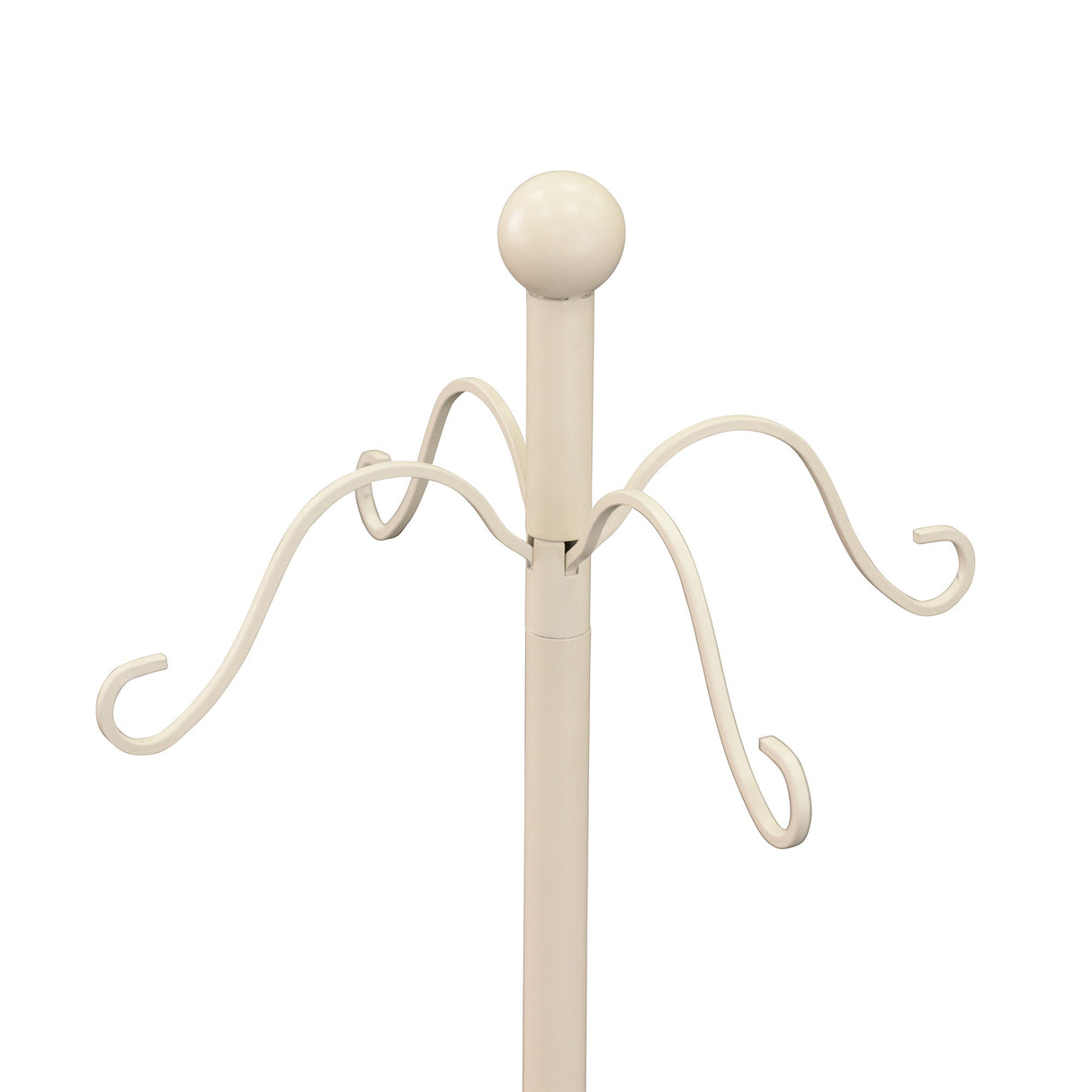 Adapt?äó Adjustable Christmas Stocking Tree Stand - Black Or Ivory White - Up To 8 Hooks