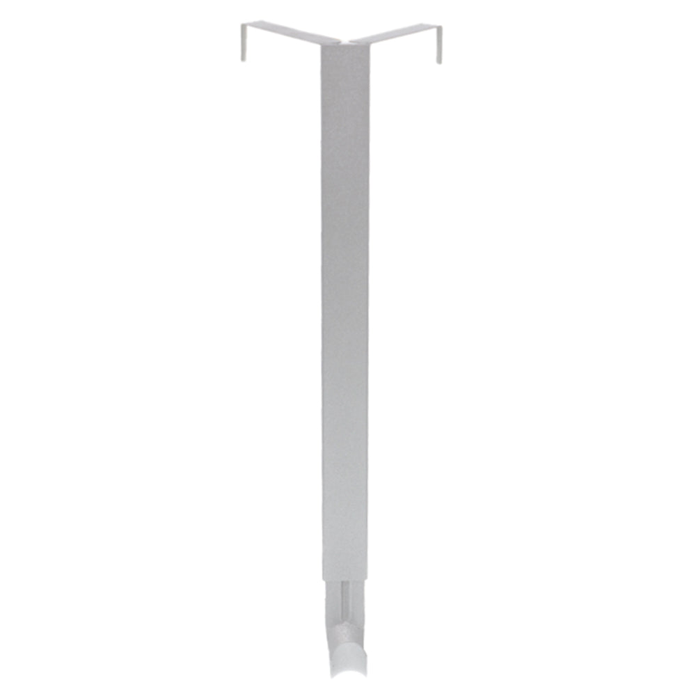 Adapt Adjustable Wreath Hanger, Top & Length Adjustable Version - Textured Silver