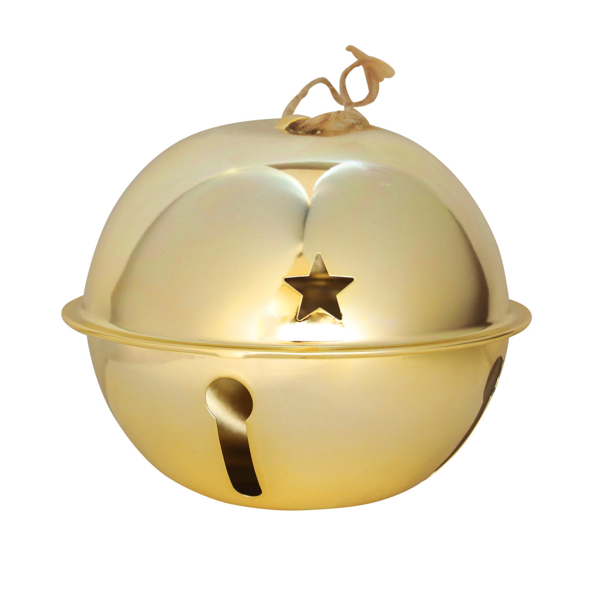 Christmas Ornament - Adapt Nesting Jingle Bells 120 Mm (4.7 Inch) - Gold, Silver, Red