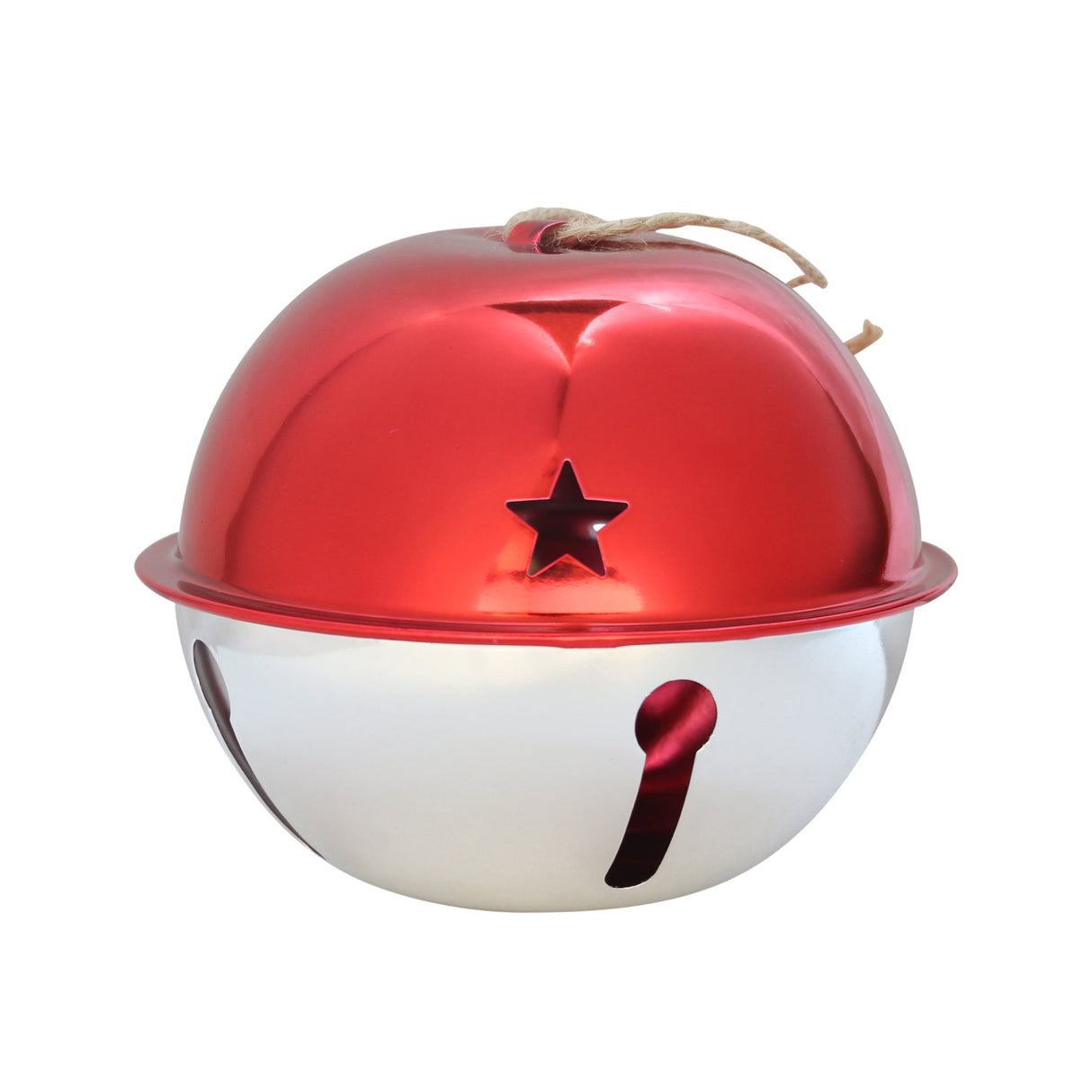 Christmas Ornament - Adapt Nesting Jingle Bells 120 Mm (4.7 Inch) - Gold, Silver, Red