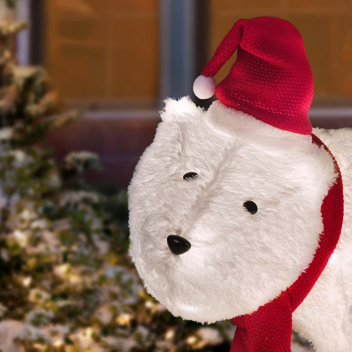 Outdoor Decor - Mama And Baby Polar Bear (Set Of 2) Outdoor Lighted Christmas Yard Decor