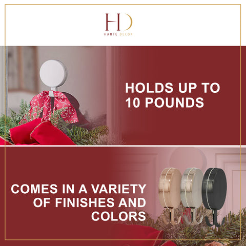 Wreath Hangers - Attract?« Magnetic Hanger, 2 Pack - White