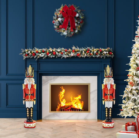 37 Inch Christmas Nutcracker Red/Black