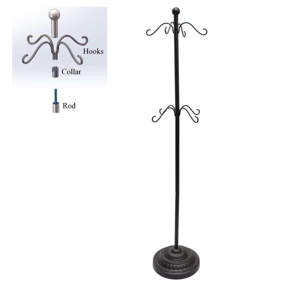 Adapt?äó Adjustable Christmas Stocking Tree Stand - Matte Black