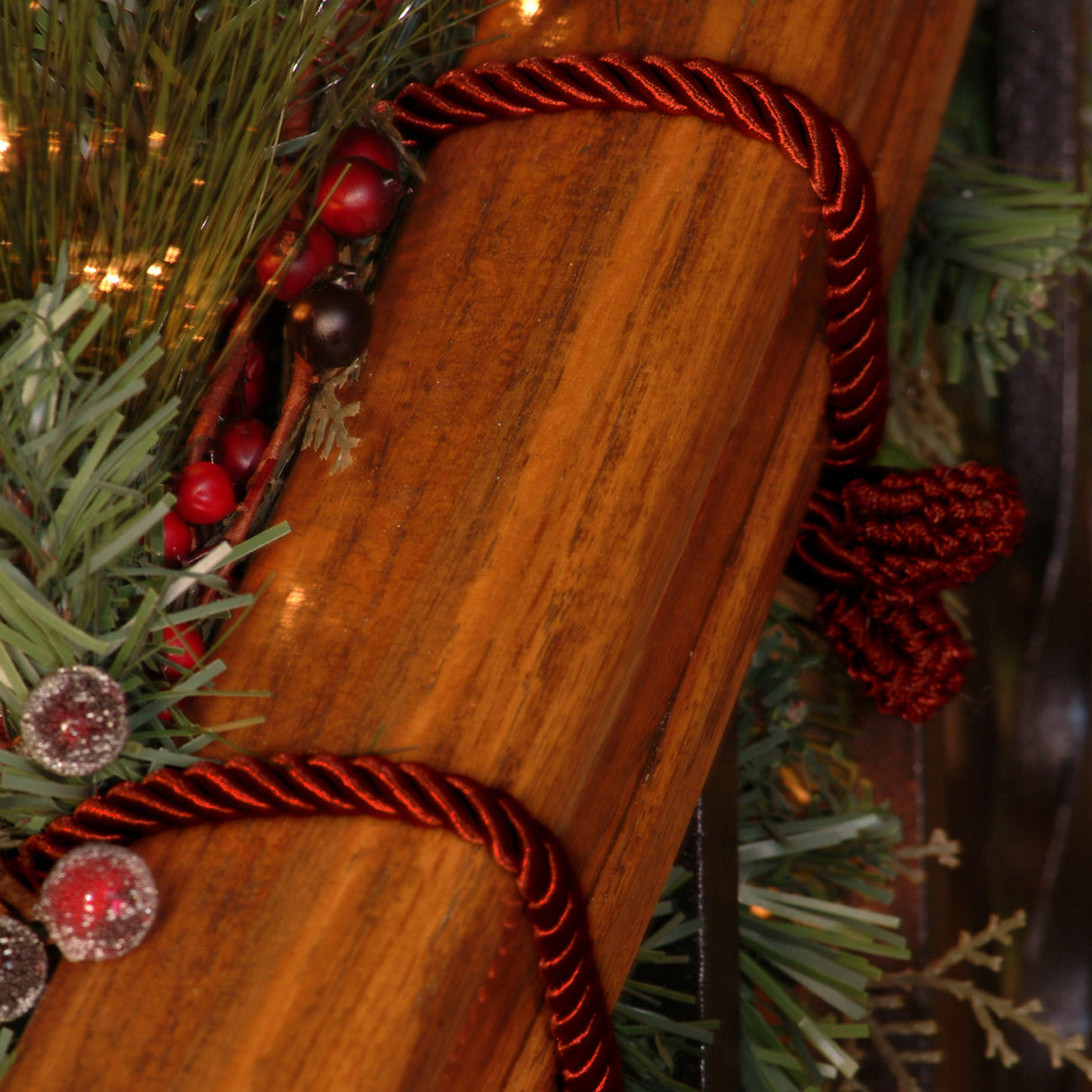 Decorative Twist Tie - Decorative Twist Ties 6 Pack - Burgundy