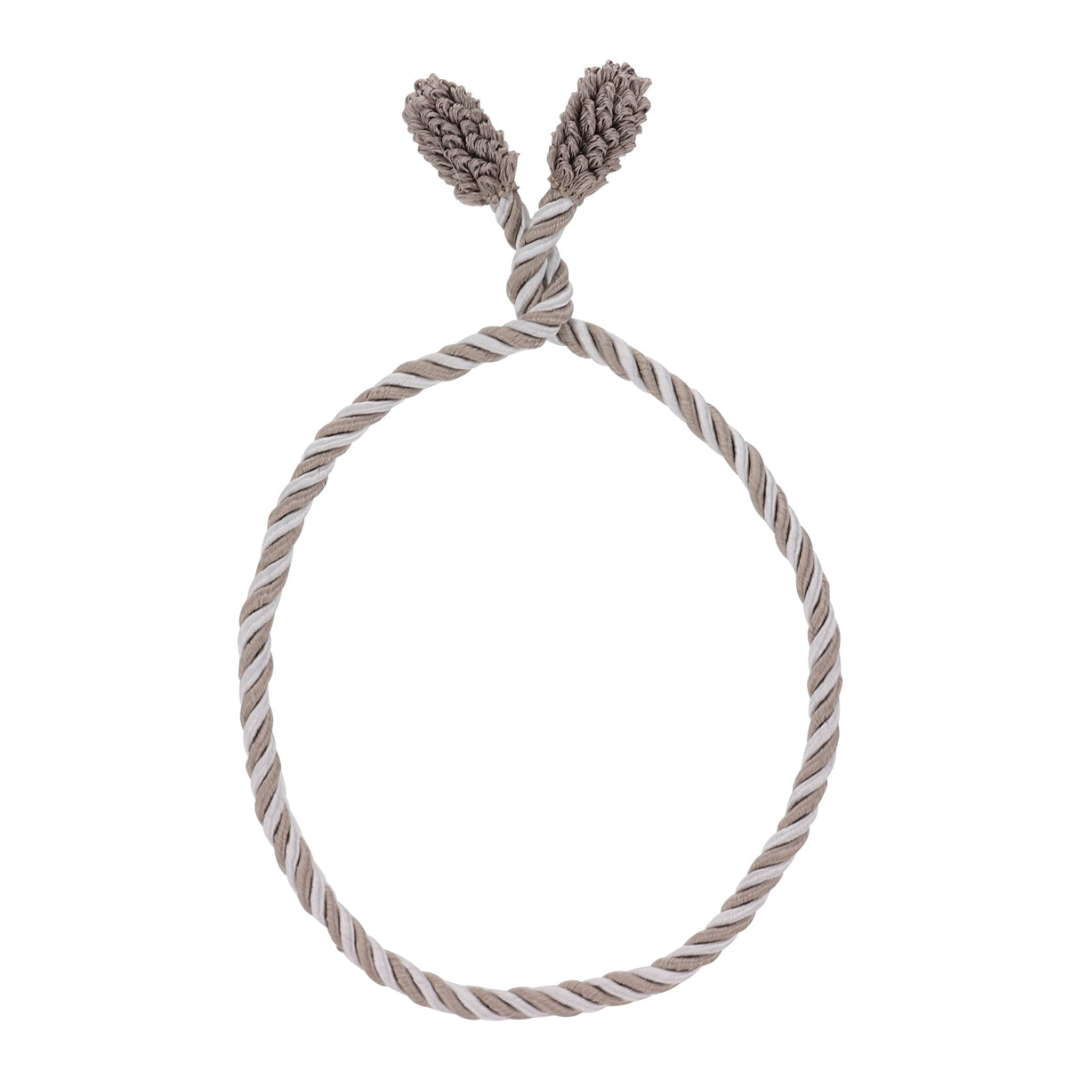 Decorative Twist Tie - Decorative Twist Ties 6 Pack - Taupe/White