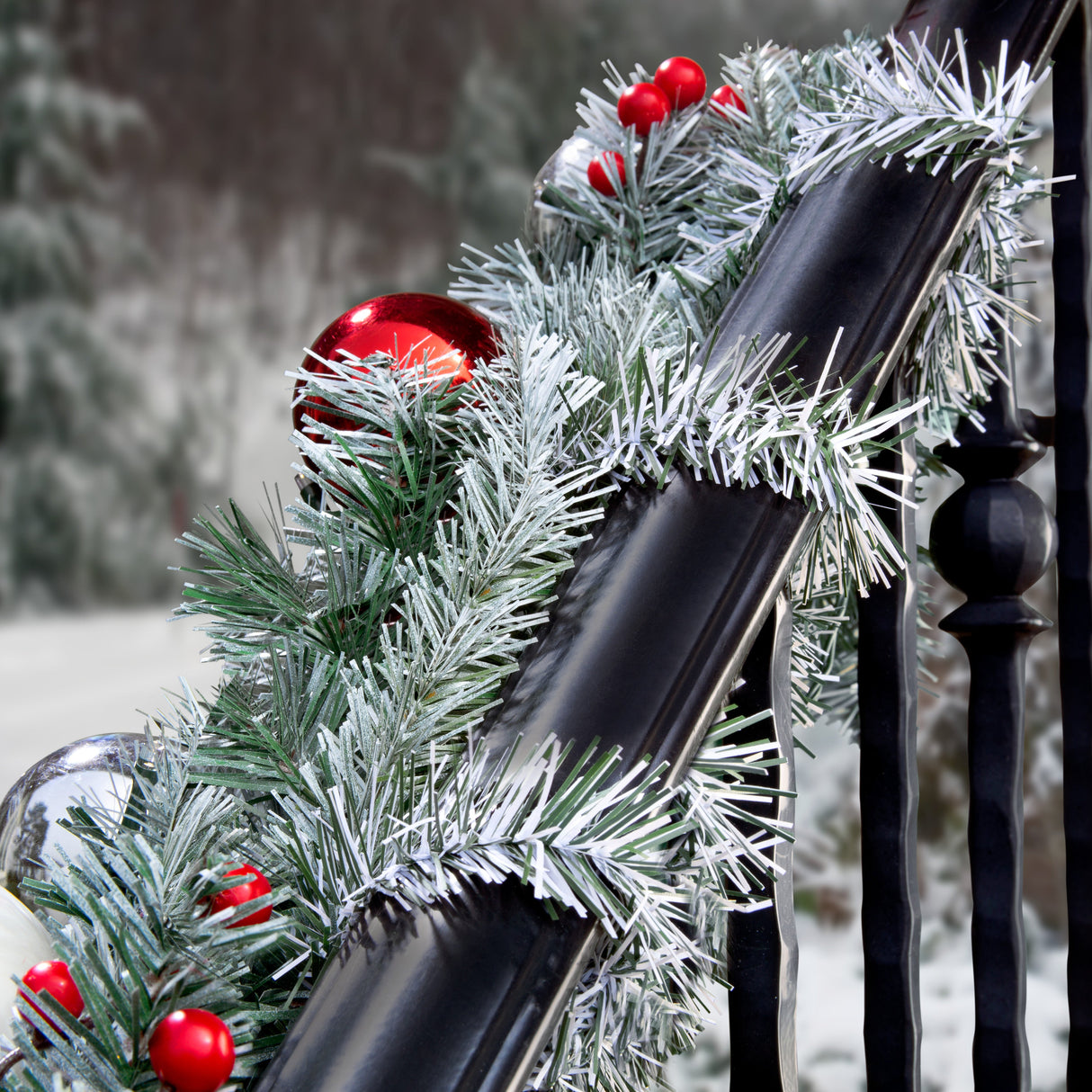 Garland Ties - GarlandTies?äó, 20 Pack - Noble Pine Frosted