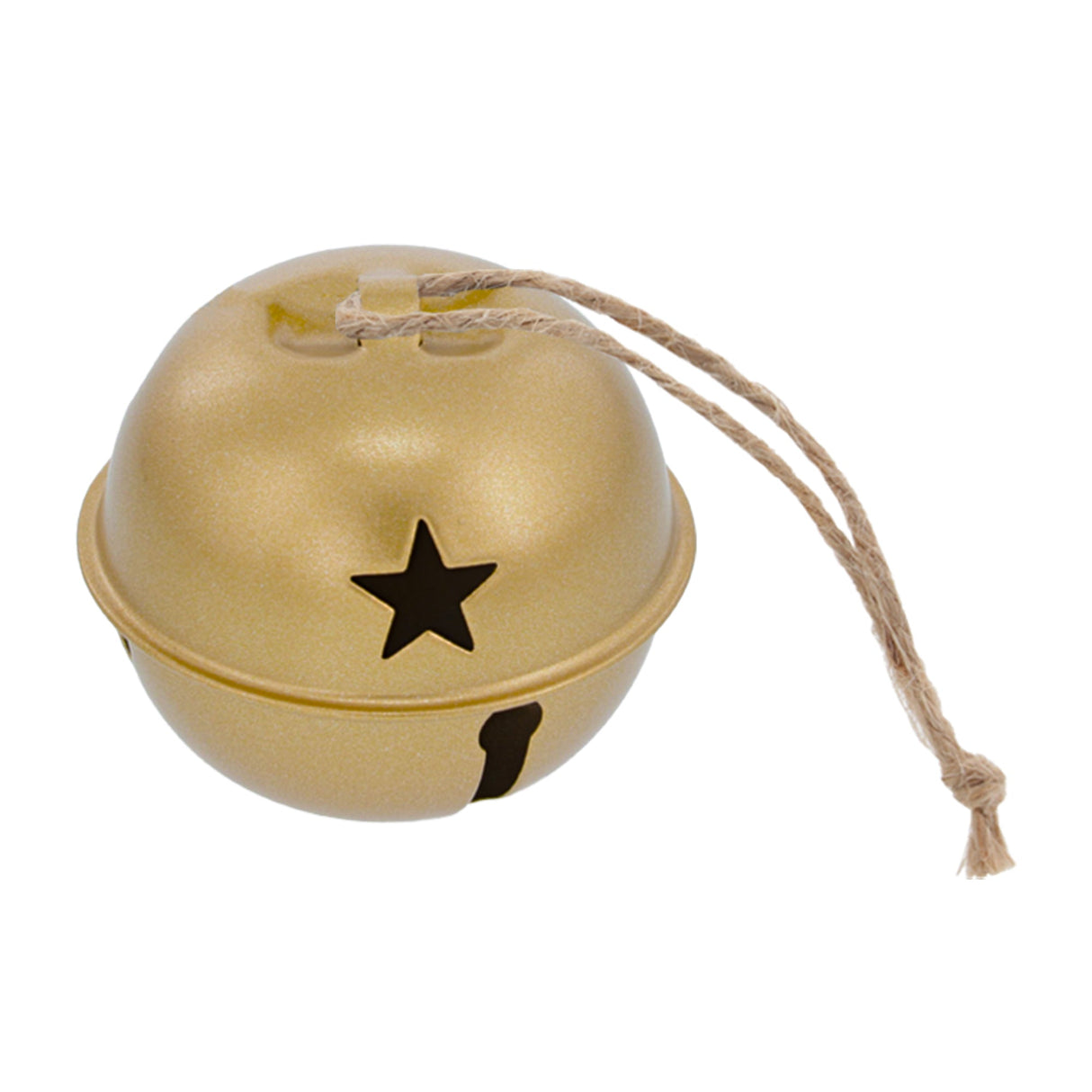 Jingle Bells - Jingle Bell Ornaments (Small Version) - 12 Pack - Burnished Gold