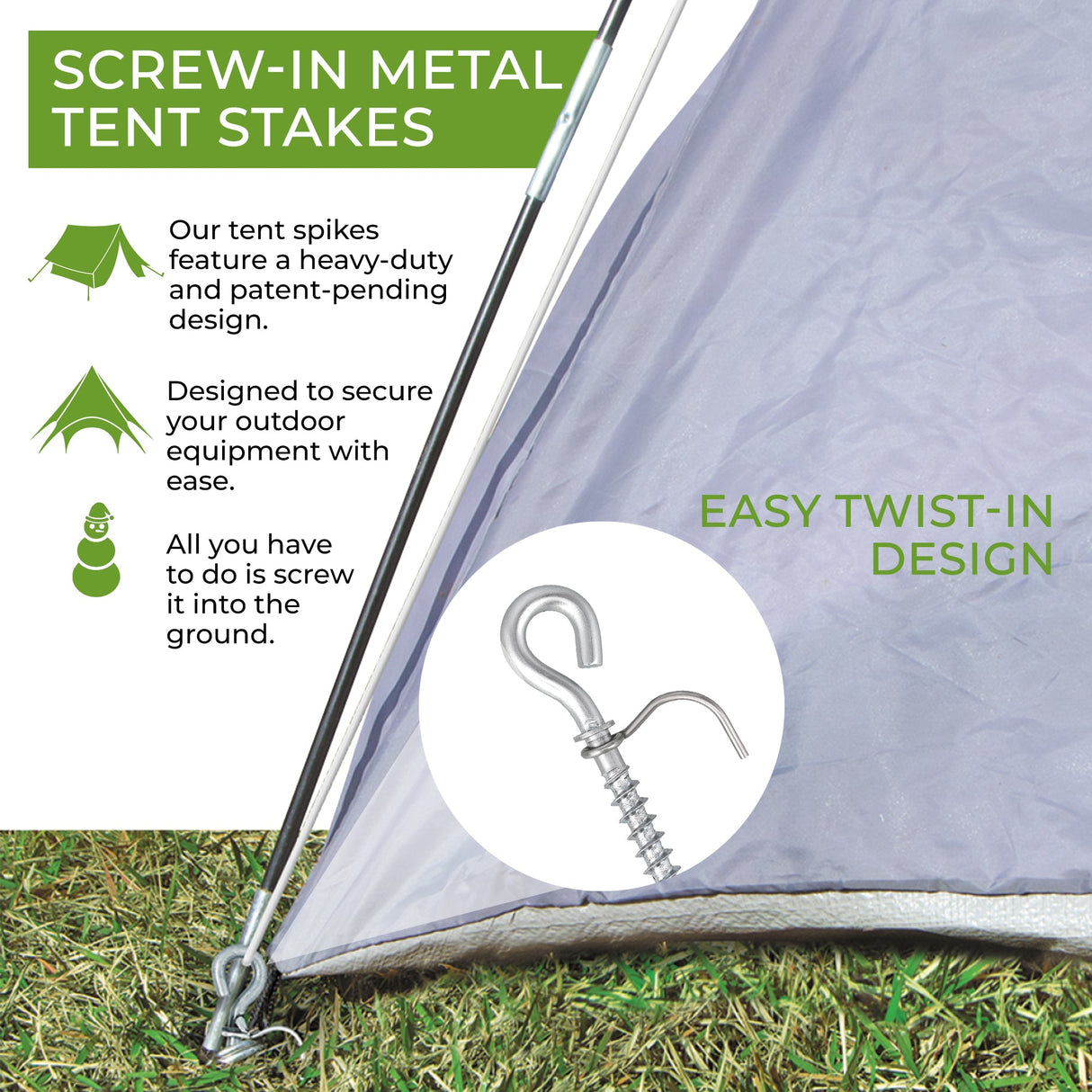 Prime?äóStakes - The Best All Weather Tent Stake