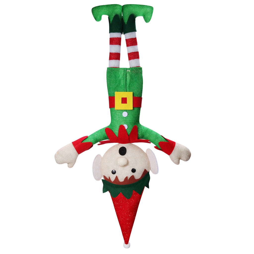Seasonal & Holiday Decorations - 36 Inch Tall Inept™ Elf Boy With Warm LED Lights
