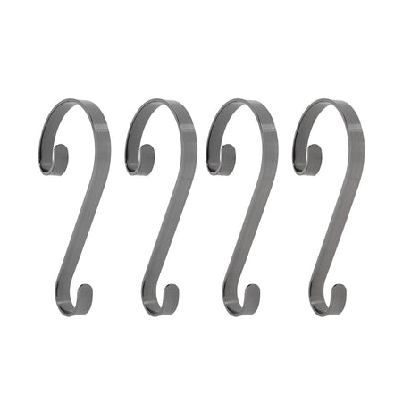 Stocking Holder - Stocking Scrolls?« - Brushed Nickel