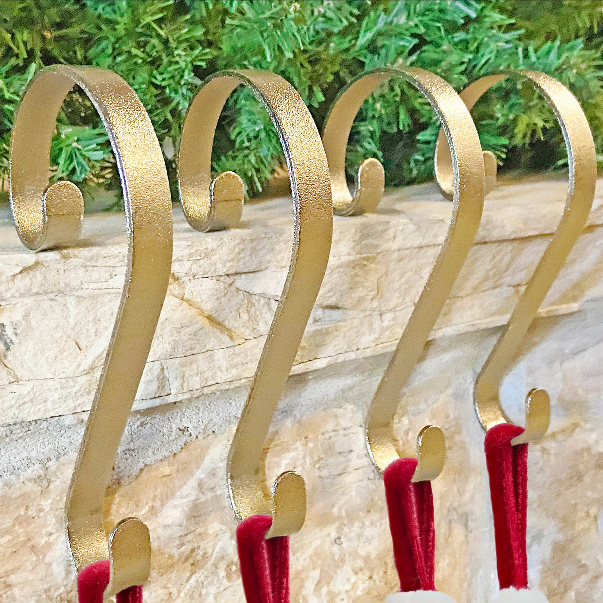 Stocking Holder - Stocking Scrolls?« - Glimmer Gold
