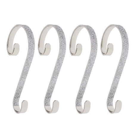 Stocking Holder - Stocking Scrolls?« - Glitter Silver