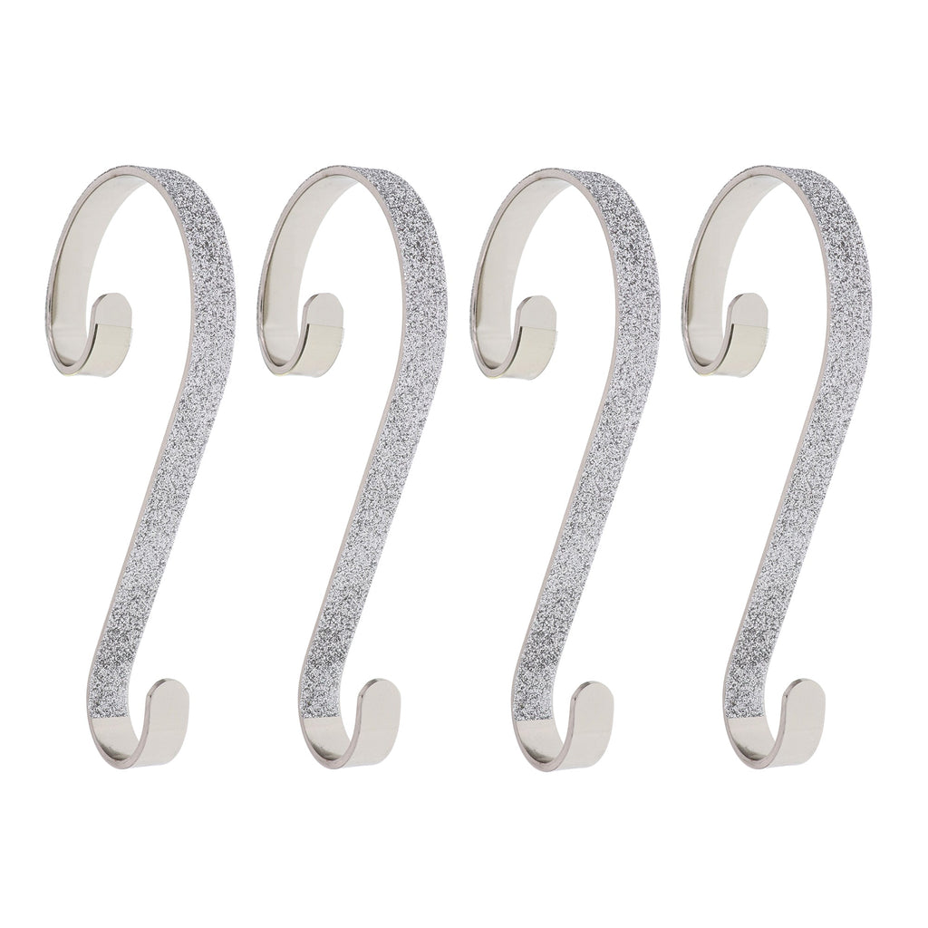 Stocking Holder - Stocking Scrolls® - Glitter Silver