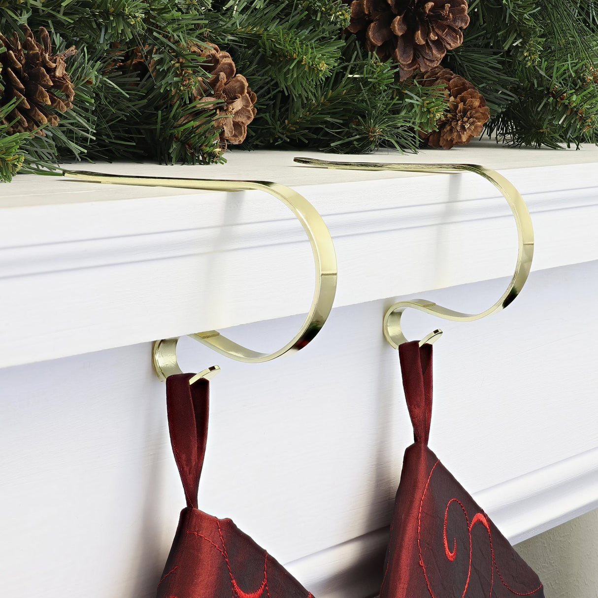 Stocking Holder - The Original MantleClip?« Stocking Holder - Brass
