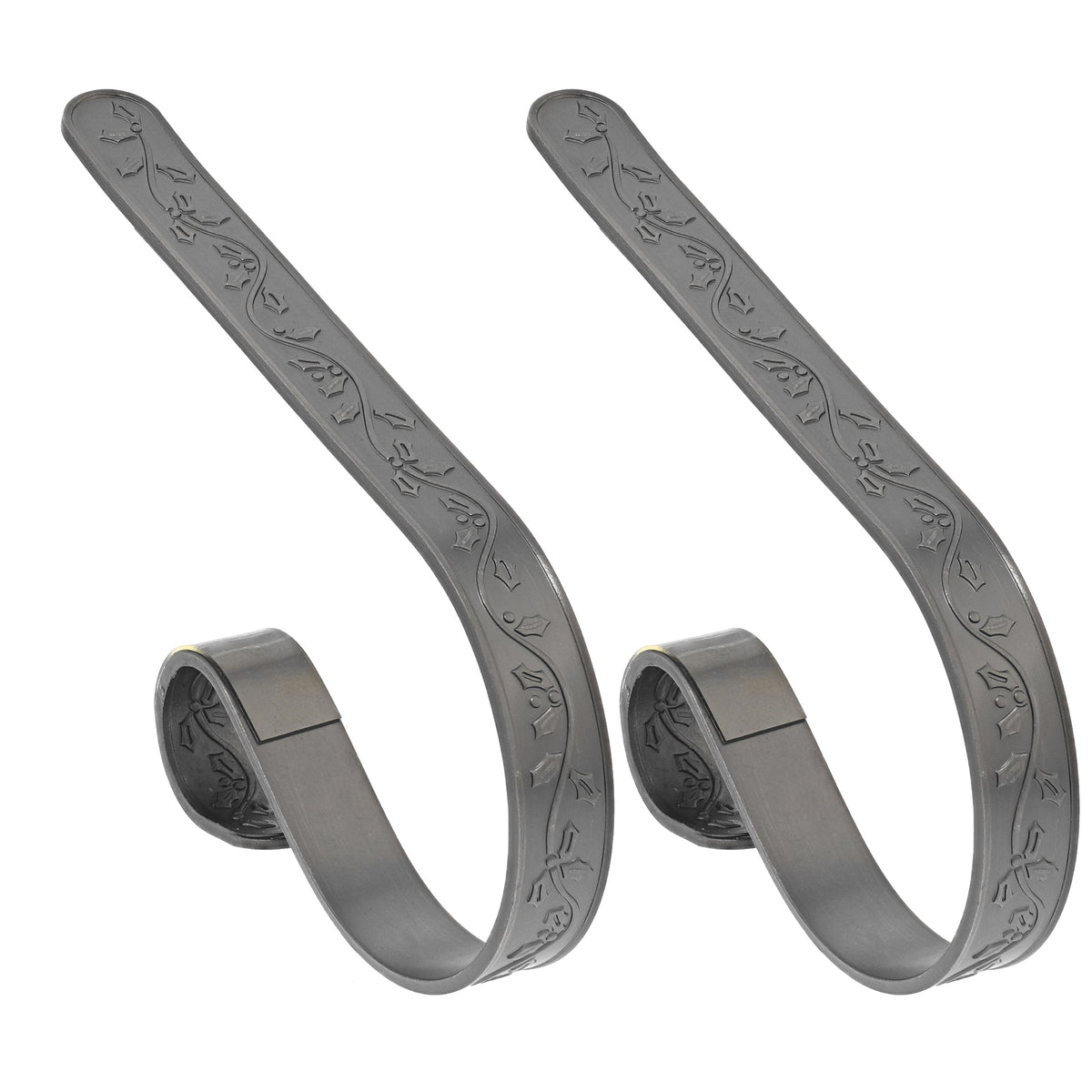 Stocking Holder - The Original MantleClip?« Stocking Holder - Embossed Holly - Pewter