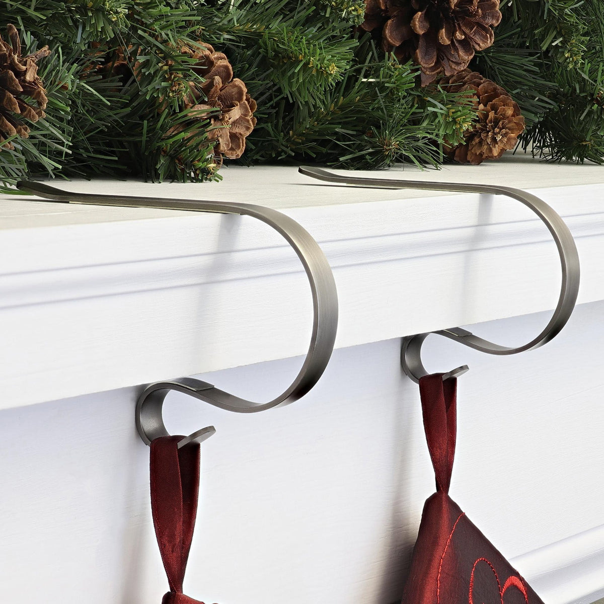 Stocking Holder - The Original MantleClip?« Stocking Holder - Pewter