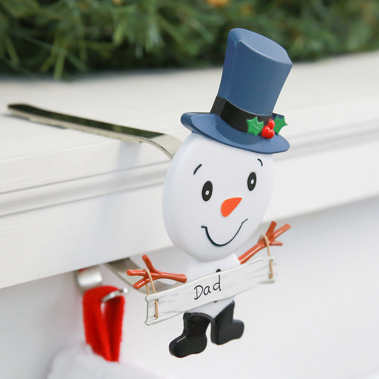 Stocking Holder - The Original MantleClip?« Stocking Holder With Snowman Family - Father Icon