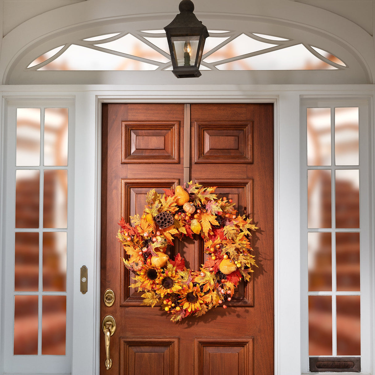 Wreath Hangers - Adapt?äó Adjustable Length Wreath Hanger - 2 Pack - Brushed Copper