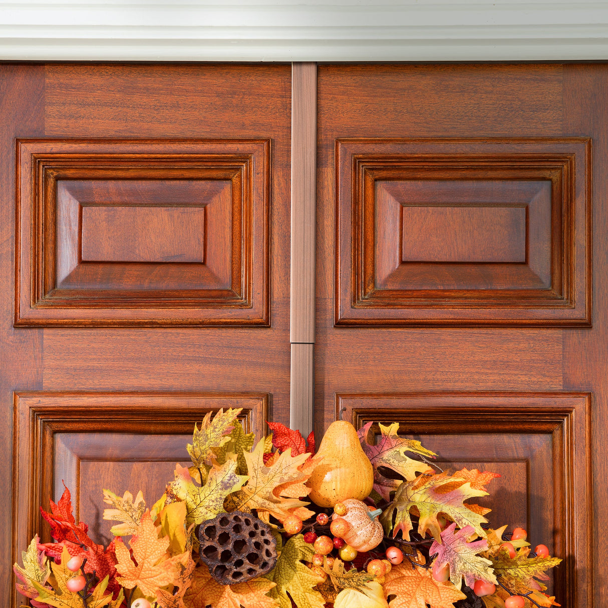 Wreath Hangers - Adapt?äó Adjustable Length Wreath Hanger - 2 Pack - Brushed Copper