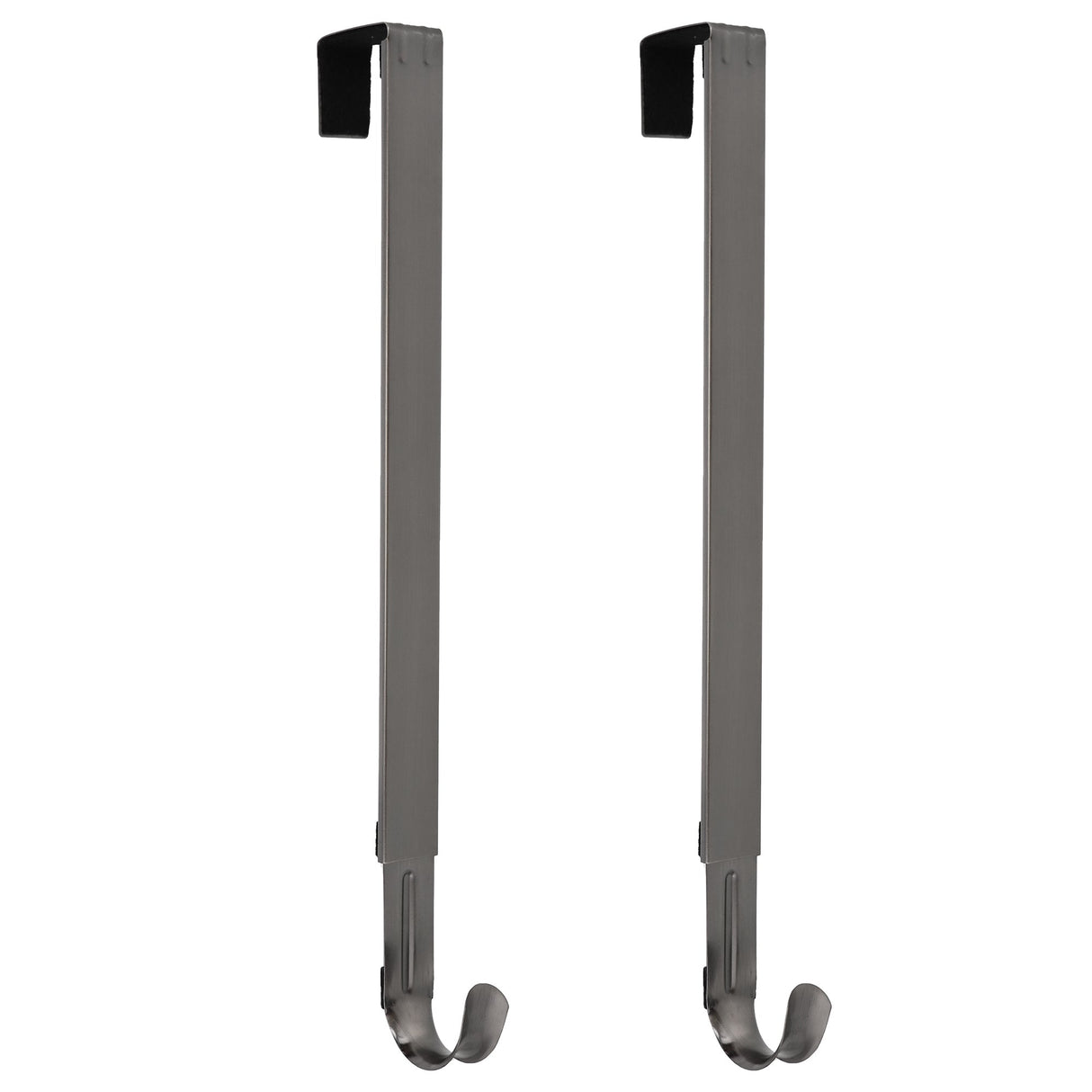 Wreath Hangers - Adapt?äó Adjustable Length Wreath Hanger - 2 Pack - Brushed Nickel