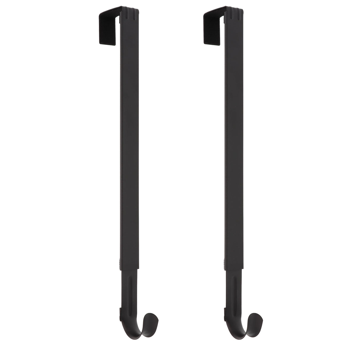 Wreath Hangers - Adapt?äó Adjustable Length Wreath Hanger - 2 Pack - Matte Black
