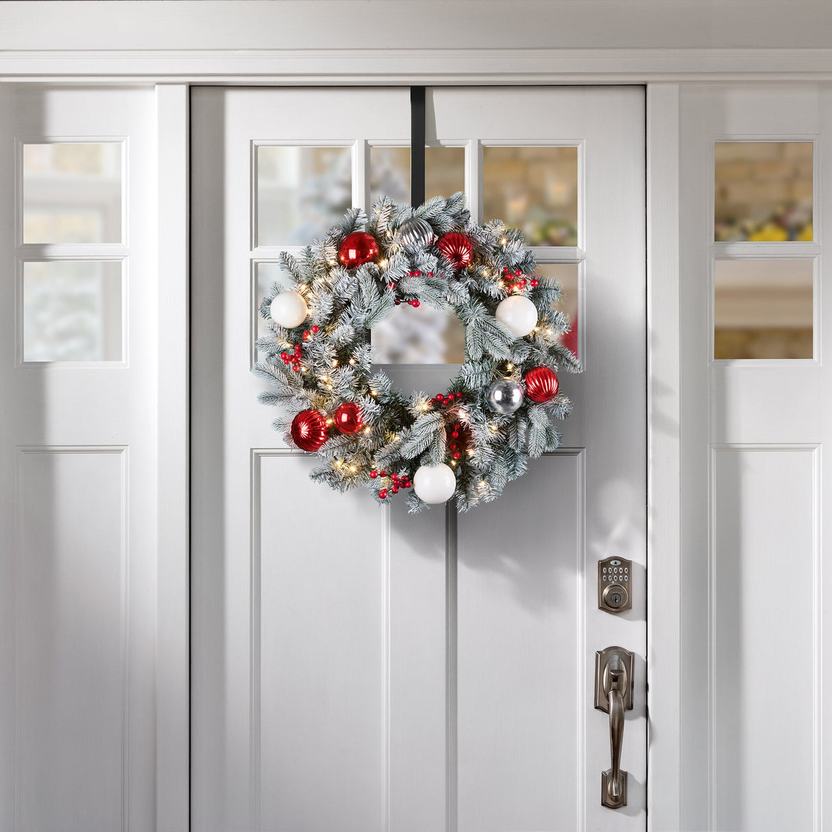 Wreath Hangers - Adapt?äó Adjustable Length Wreath Hanger - Matte Black