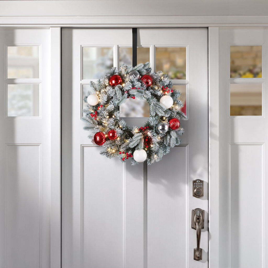 Wreath Hangers - Adapt™ Adjustable Wreath Hanger, Top & Length Adjustable Version - Matte Black