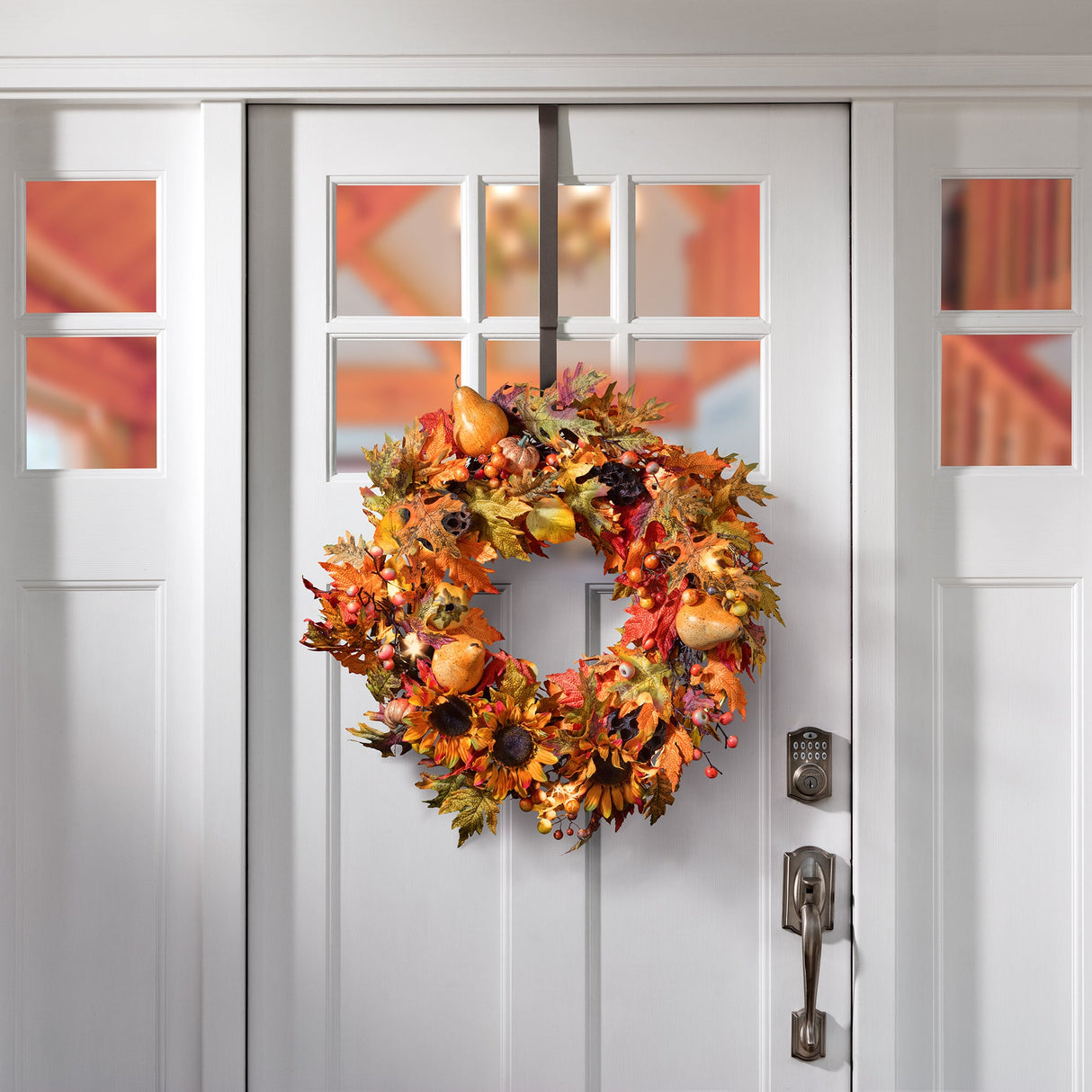 Wreath Hangers - Adapt?äó Adjustable Wreath Hanger, Top & Length Adjustable Version - Matte Brown