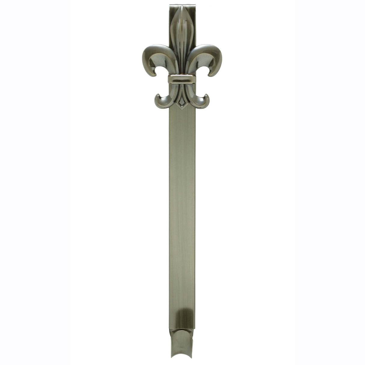 Wreath Hangers - Adapt?äó Adjustable Wreath Hanger With Fleur-de-lis Icon - Antique Brass