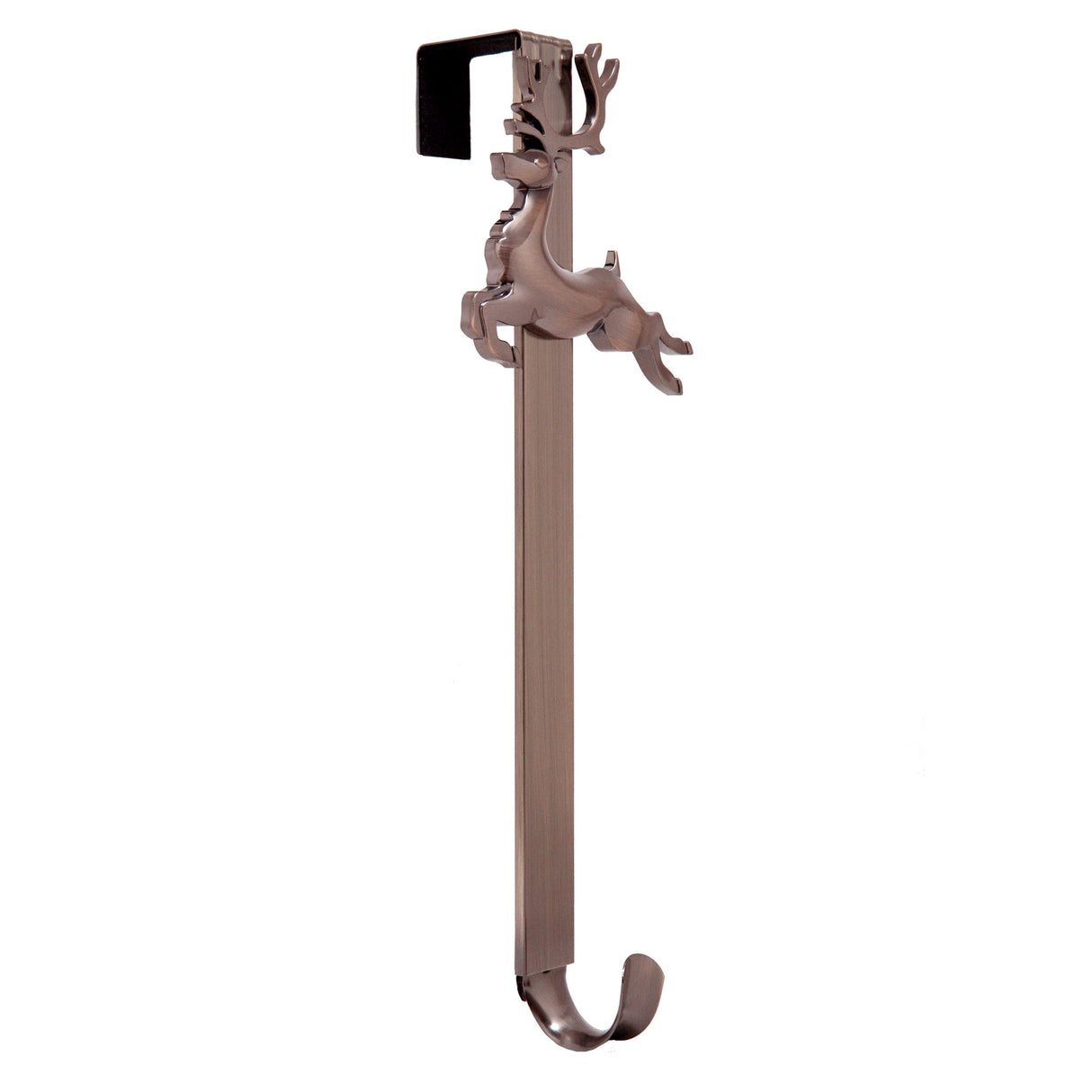 Wreath Hangers - Adapt?äó Adjustable Wreath Hanger With Reindeer Icon - Oil-Rubbed Bronze