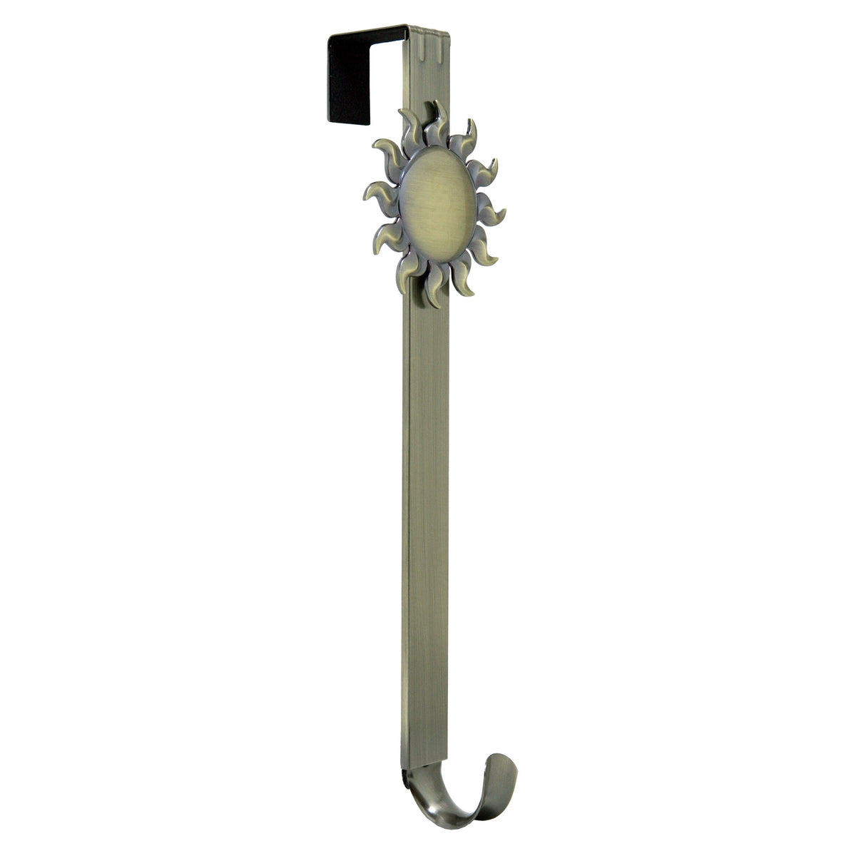 Adapt™ Adjustable Wreath Hanger with Sun Icon Antique Brass Haute Decor