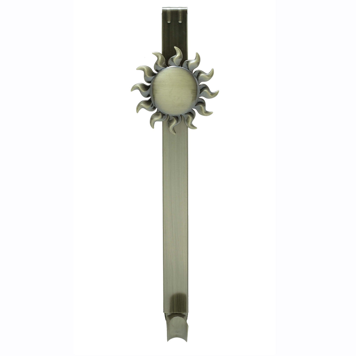 Wreath Hangers - Adapt?äó Adjustable Wreath Hanger With Sun Icon - Antique Brass