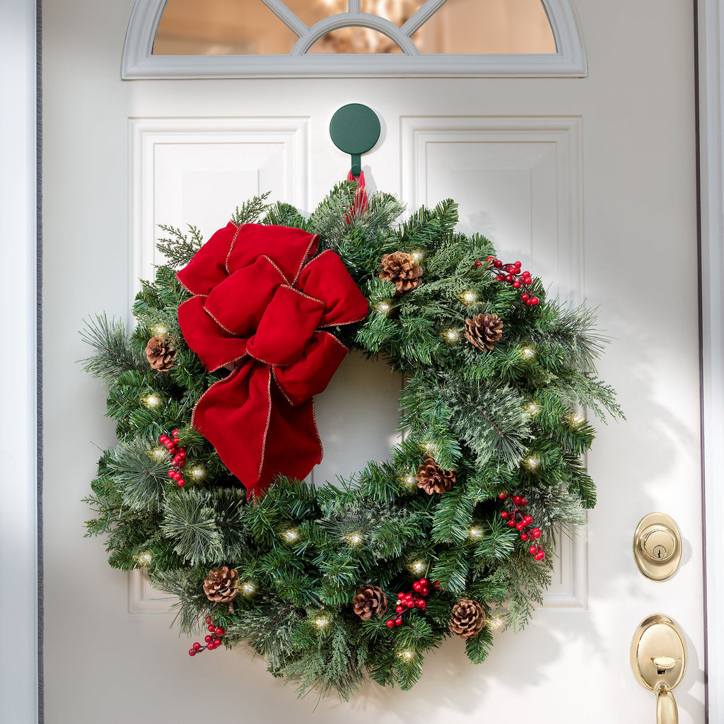 Wreath Hangers - Attract® Magnetic Hanger, 1 Pack - Green