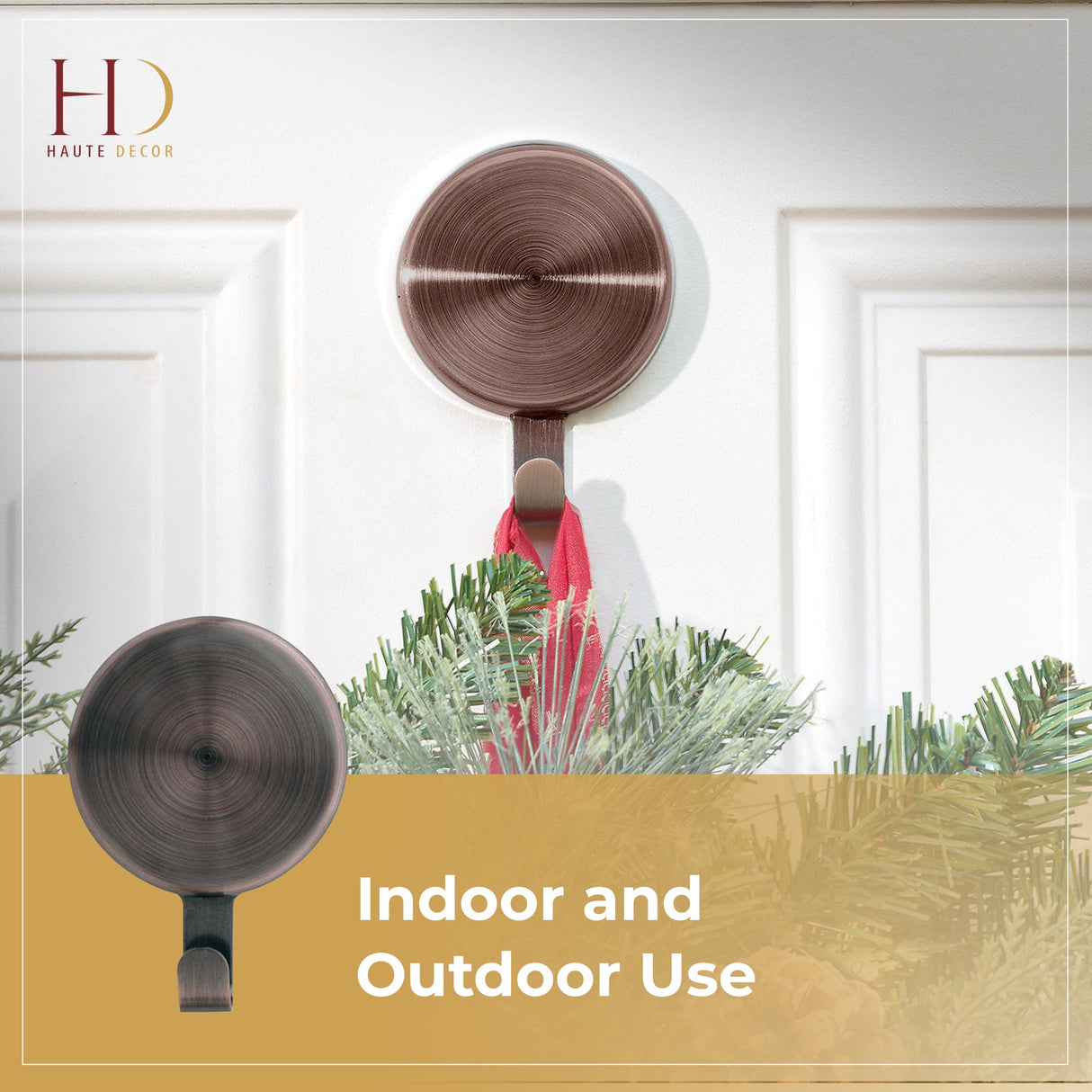 Wreath Hangers - Attract?« Magnetic Hanger, 1 Pack - Oil-Rubbed Bronze